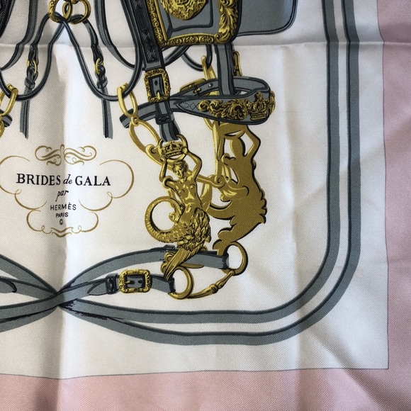 ✨Hermès “Brides de Gala” silk scarf✨ - Picture 6 of 13